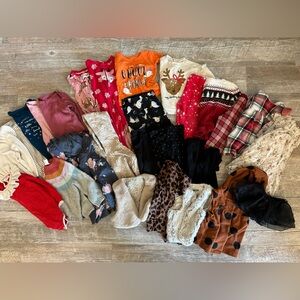Baby Girl 12 Months Clothes Fall/Winter Bundle- 25+ Pieces (List in Description)